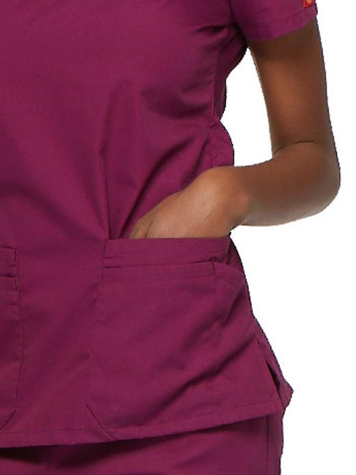 Women's 6-Pocket V-Neck Scrub Top