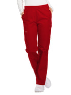 Women's 6-Pocket Natural Rise Tapered Leg Pant - 86106 - Red