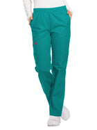 Women's 6-Pocket Natural Rise Tapered Leg Pant - 86106 - Teal Blue