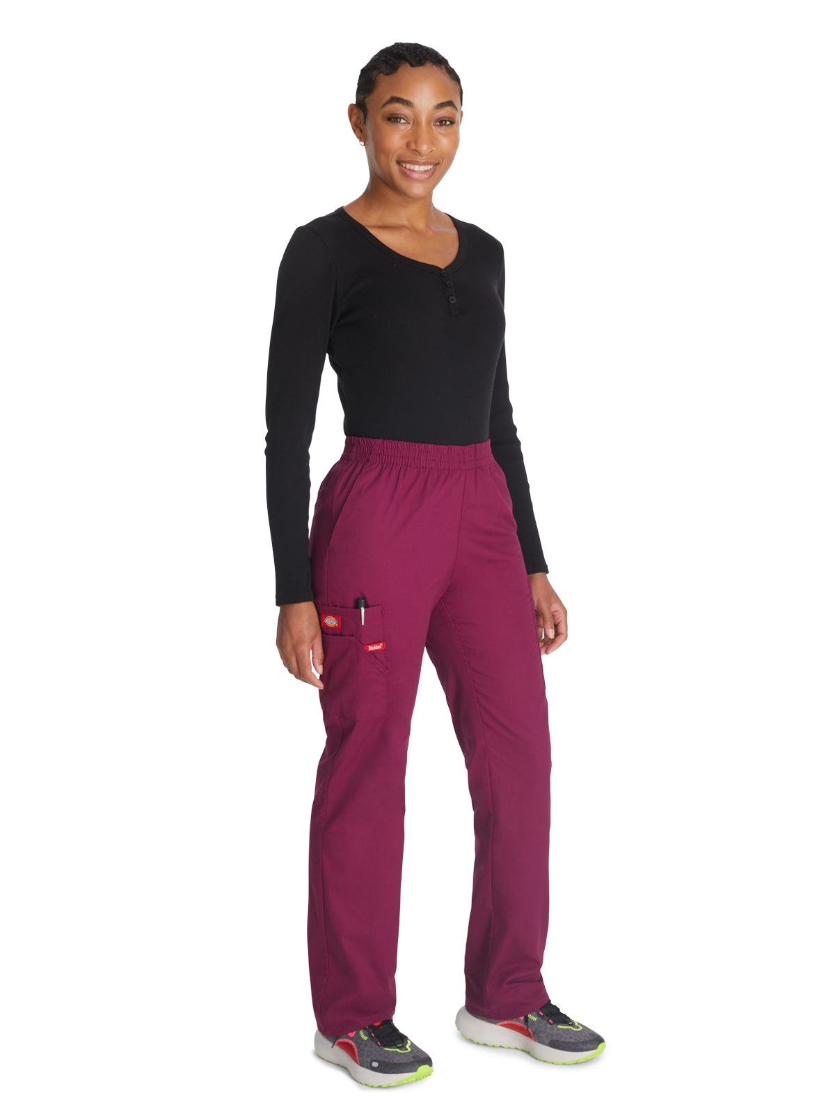 Women's Natural Rise Tapered Leg Pull-On Pant