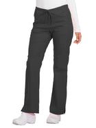 Women's 6-Pocket Mid Rise Cargo Pant - 86206 - Pewter
