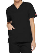 Women's 3-Pocket V-Neck Top - 86706 - Black