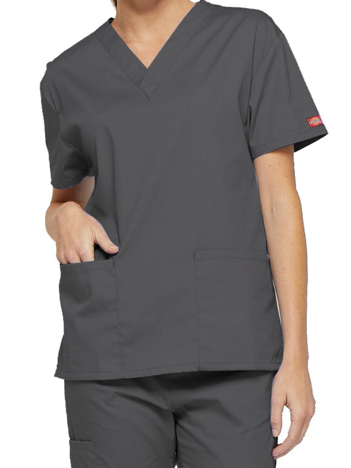 Women's 2-Pocket V-Neck Scrub Top