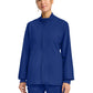 Women's 2-Pocket Zip Up Scrub Jacket - CK00013A - Galaxy Blue