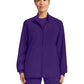 Women's 2-Pocket Zip Up Scrub Jacket - CK00013A - Grape