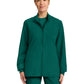 Women's 2-Pocket Zip Up Scrub Jacket - CK00013A - Hunter Green