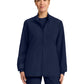 Women's 2-Pocket Zip Up Scrub Jacket - CK00013A - Navy