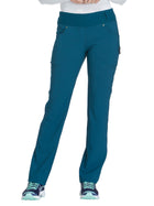 Women's 4-Pocket Mid Rise Pant - CK002 - Caribbean Blue