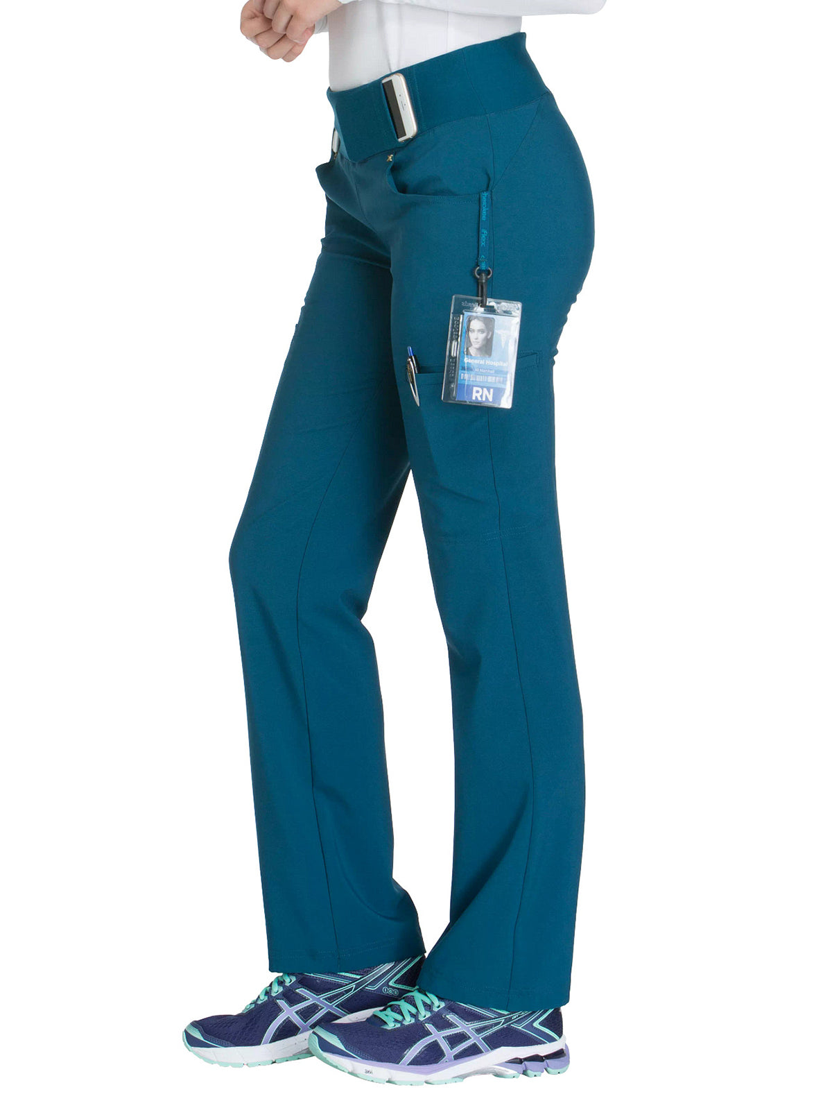 Women's 4-Pocket Mid Rise Scrub Pant