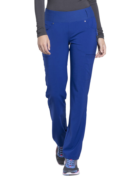 Women's 4-Pocket Mid Rise Scrub Pant