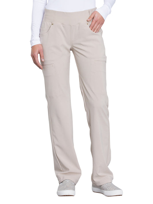 Women's 4-Pocket Mid Rise Scrub Pant