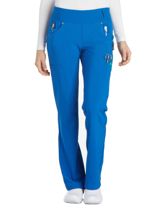 Women's 4-Pocket Mid Rise Scrub Pant