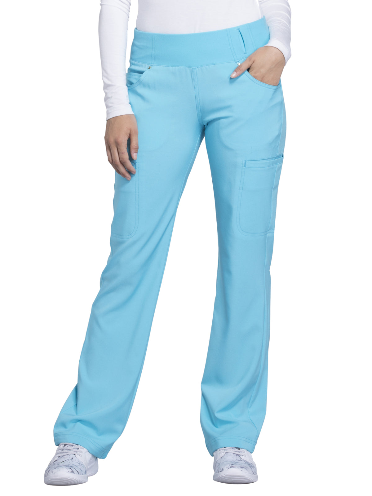 Women's 4-Pocket Mid Rise Pant