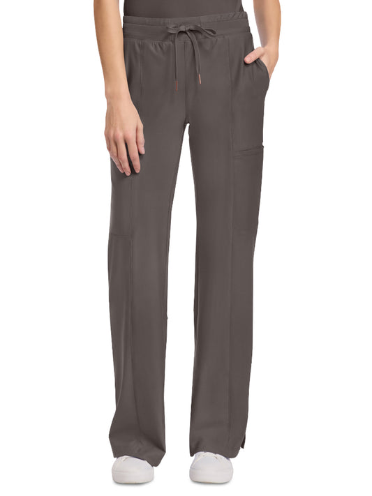 Women's 5-Pocket Trouser Leg Pant - CK026 - Iron