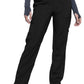Women's 6- Pocket Mid Rise Tapered Leg Pant - CK065A - Black