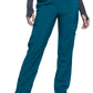 Women's 6- Pocket Mid Rise Tapered Leg Pant - CK065A - Caribbean Blue