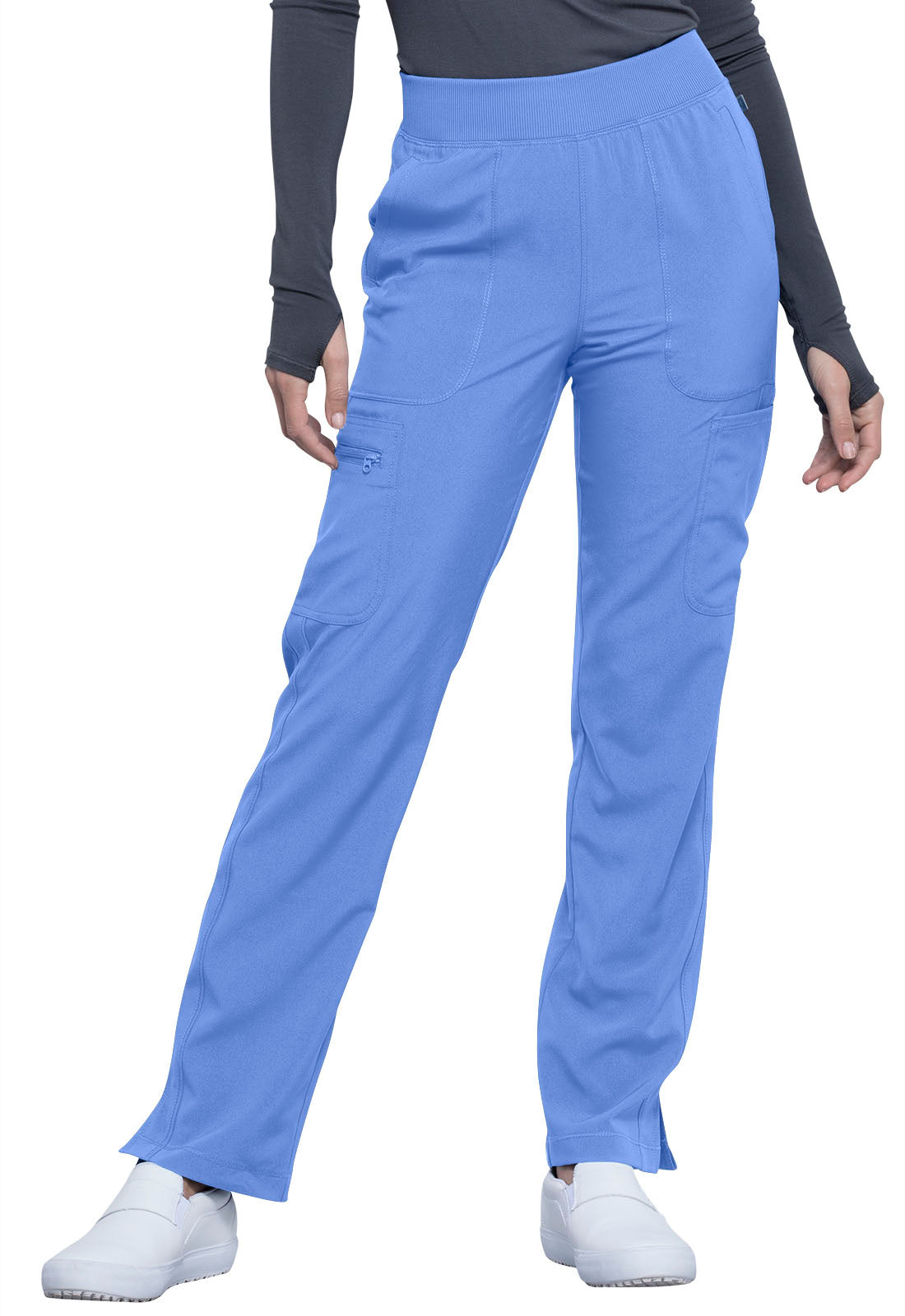 Women's 6- Pocket Mid Rise Tapered Leg Pant - CK065A - Ciel