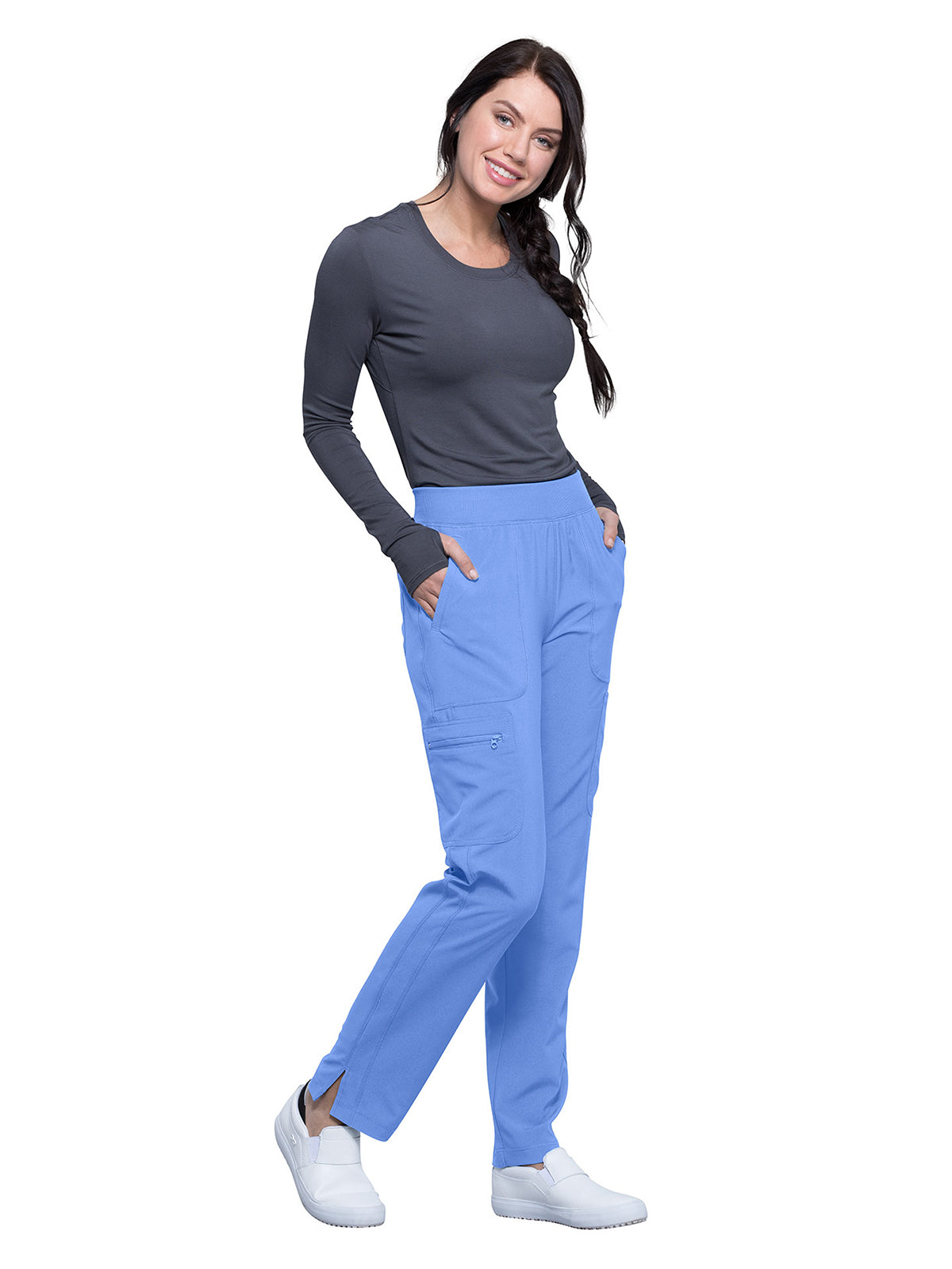 Women's Mid Rise Tapered Leg Pant