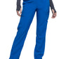 Women's 6- Pocket Mid Rise Tapered Leg Pant - CK065A - Royal