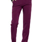 Women's 6- Pocket Mid Rise Tapered Leg Pant - CK065A - Wine