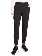 Women's 6-Pocket Mid Rise Jogger - CK080A - Black