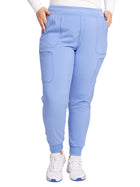 Women's 6-Pocket Mid Rise Jogger - CK080A - Ciel