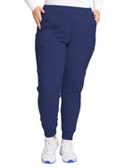 Women's 6-Pocket Mid Rise Jogger - CK080A - Navy