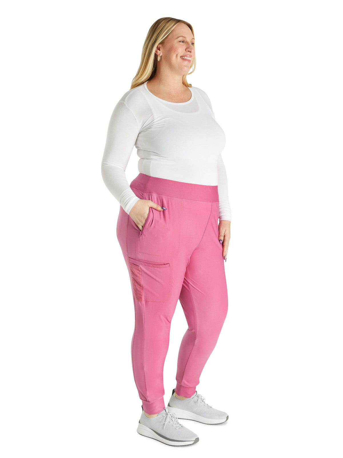 Women's Mid Rise Tapered Leg Drawstring Pant