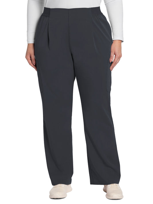 Women's 5-Pocket Mid Rise Moderate Flare Leg Pant