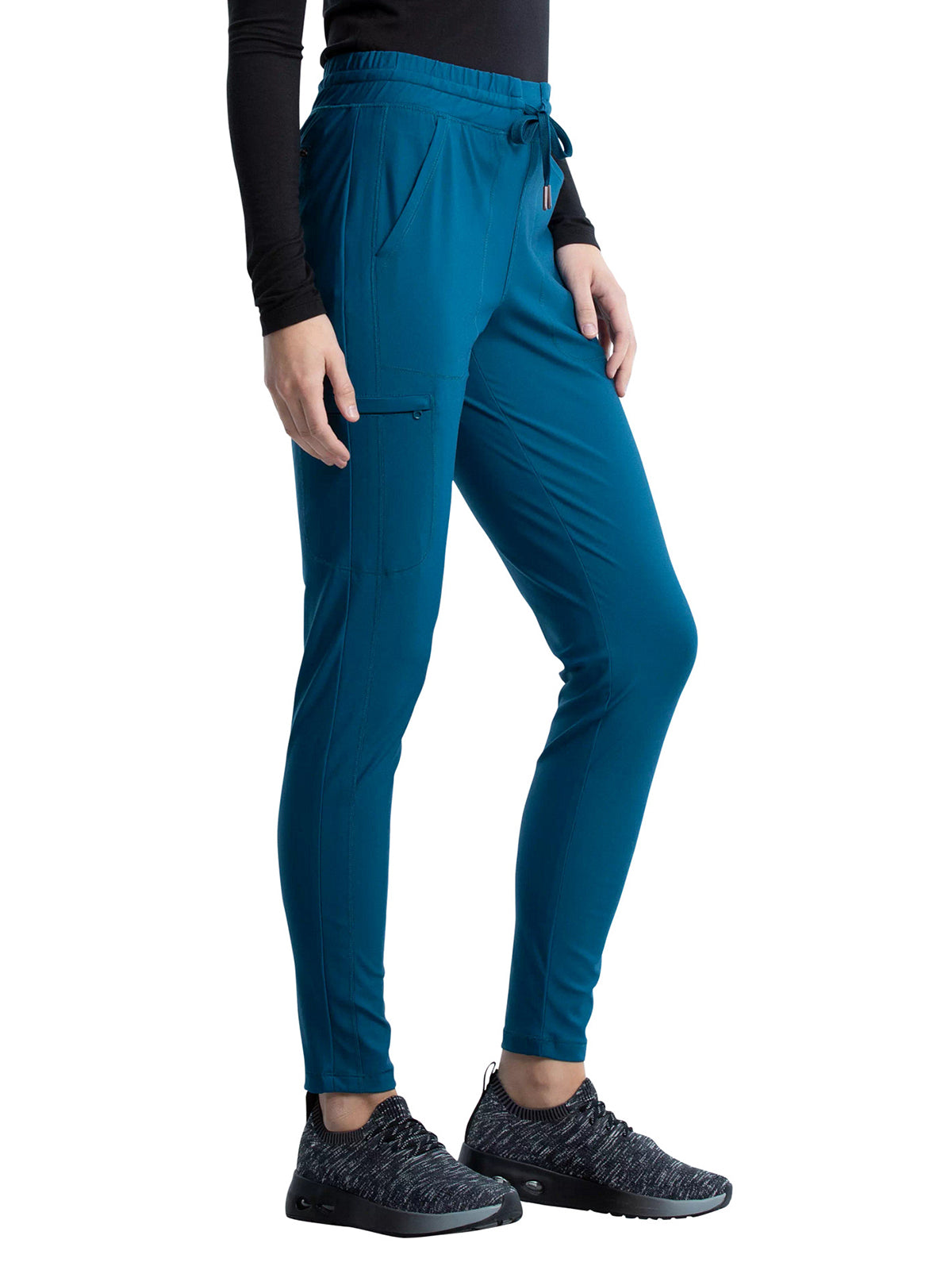 Women's 5 Pocket Tapered Leg Scrub Pant