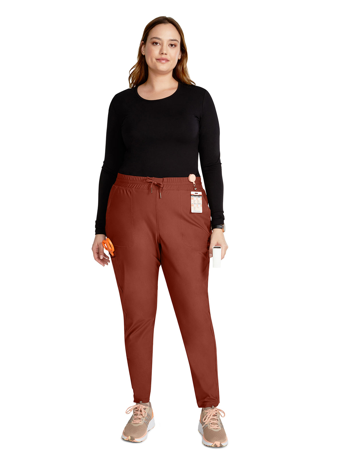 Women's 5 Pocket Tapered Leg Scrub Pant