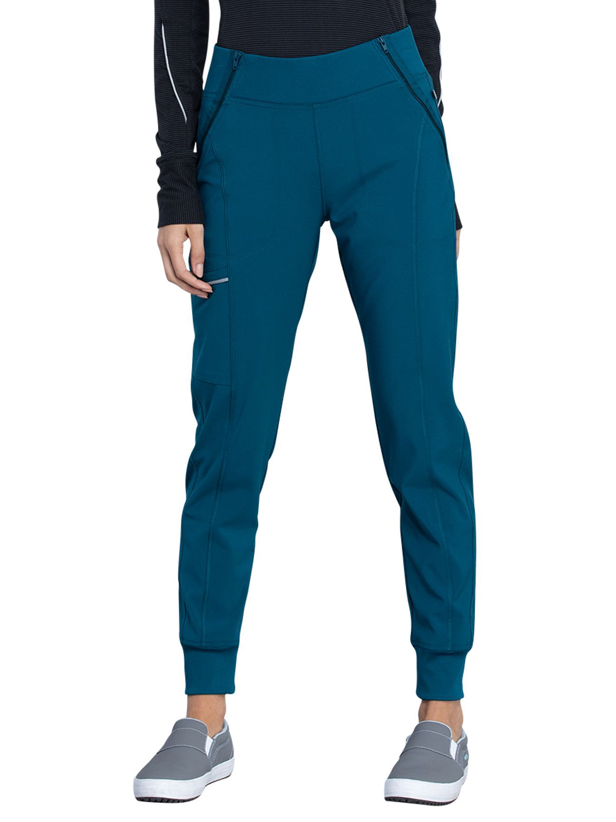 Women's Elastic Waistband Mid Rise Jogger Pant