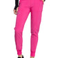 Women's 5-Pocket Mid Rise Jogger Pant - CK110A - Carmine Pink
