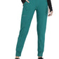 Women's 5-Pocket Mid Rise Jogger Pant - CK110A - Hunter Green
