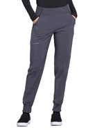 Women's 5-Pocket Mid Rise Jogger Pant - CK110A - Pewter
