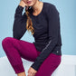 Women's Elastic Waistband Mid Rise Jogger Pant