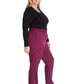 Women's Mid Rise Pull On Straight Leg Scrub Pant