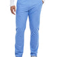 Men's 5-Pocket Faux Front Fly Tapered Leg Pant - CK185 - Ciel Blue