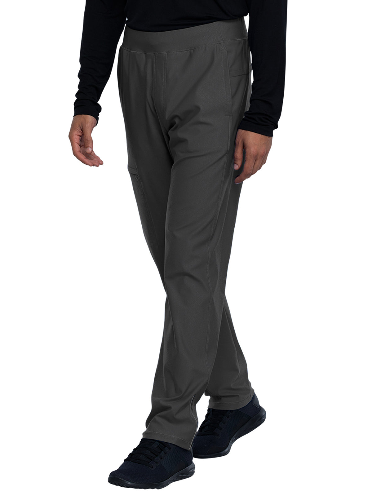 Men's Faux Front Fly Tapered Leg Pull-on Pant