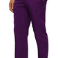 Men's Zip Fly Button Closure Tapered Leg Pant