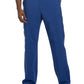 Men's Zip Fly Button Closure Tapered Leg Pant