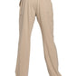 Men's Zip Fly Button Closure Tapered Leg Pant