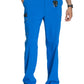 Men's Zip Fly Button Closure Tapered Leg Pant