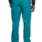 Men's Zip Fly Button Closure Tapered Leg Pant