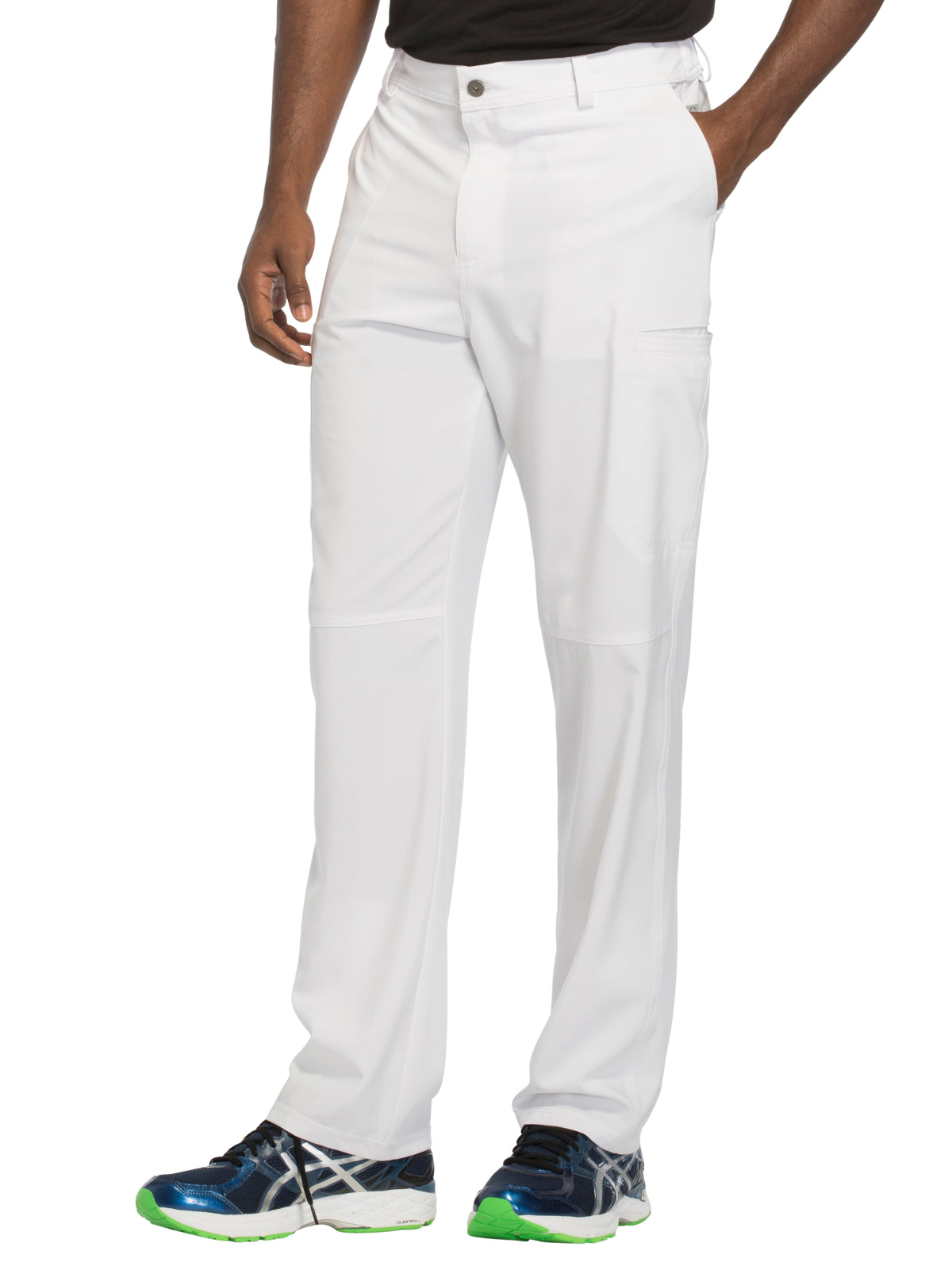 Men's 6-Pocket Tapered Leg Pant - CK200A - White