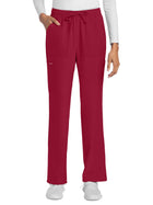 Women's 4-Pocket Drawstring Cargo Pant - CK272A - Red