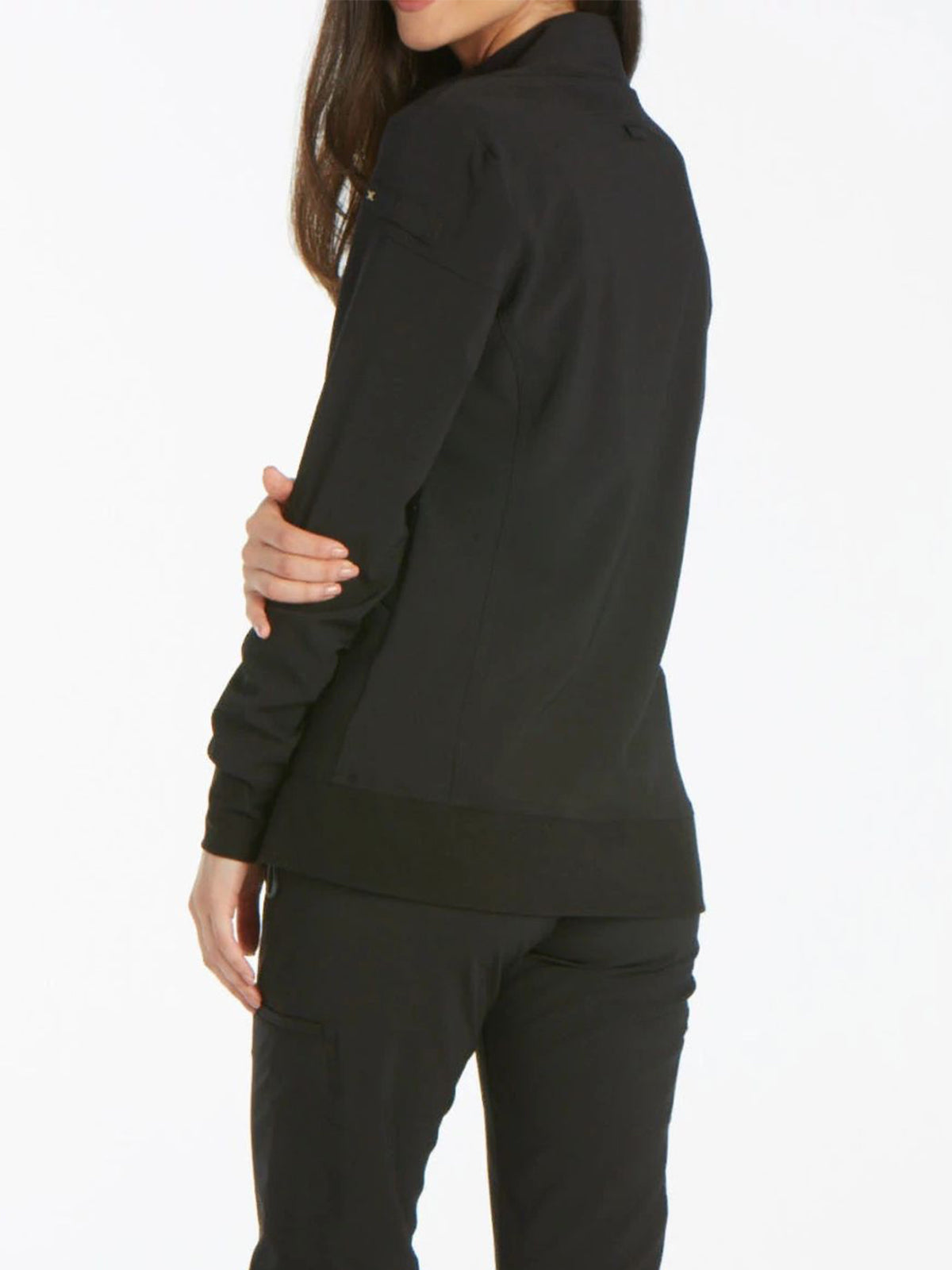 Women's 2 Pocket Zip Front Scrub Jacket