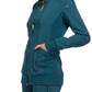 Women's 2 Pocket Zip Front Scrub Jacket