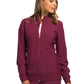 Women's 2 Pocket Zip Front Scrub Jacket