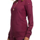 Women's 2 Pocket Zip Front Scrub Jacket